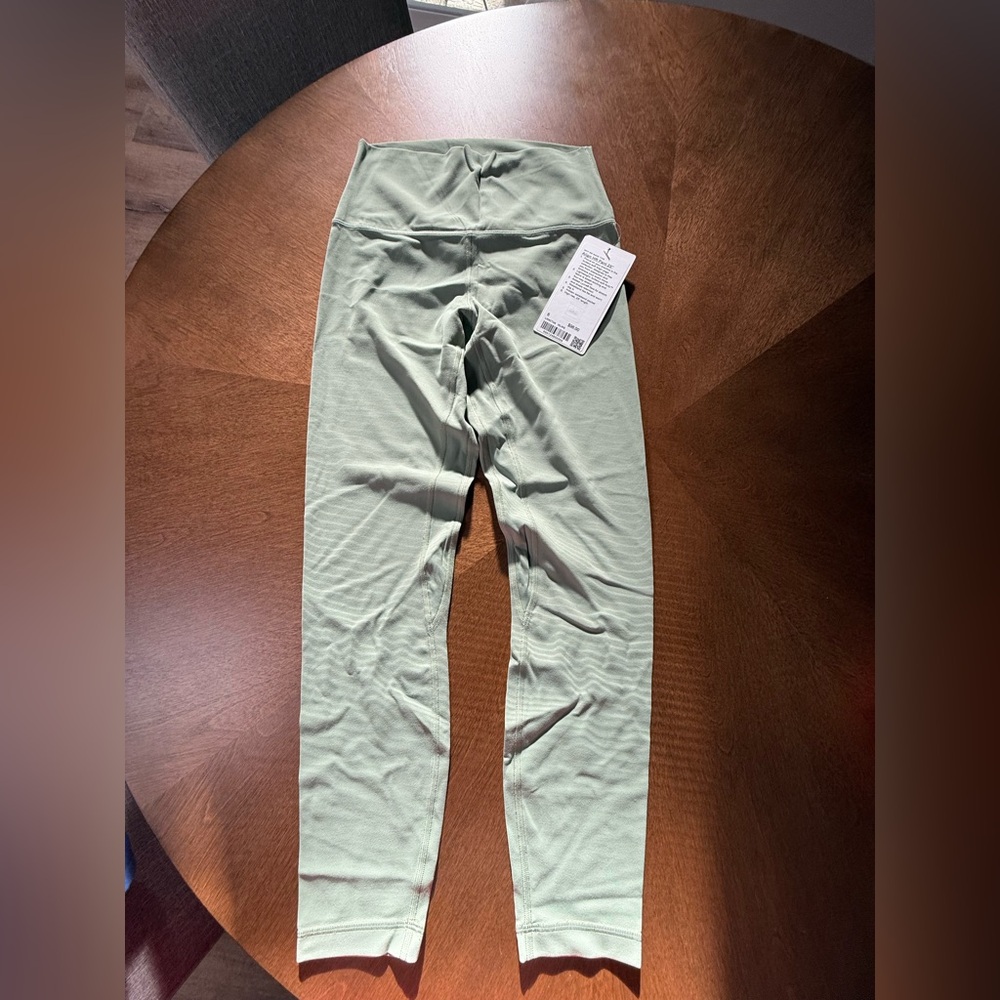 High-Waisted Sage Green Leggings